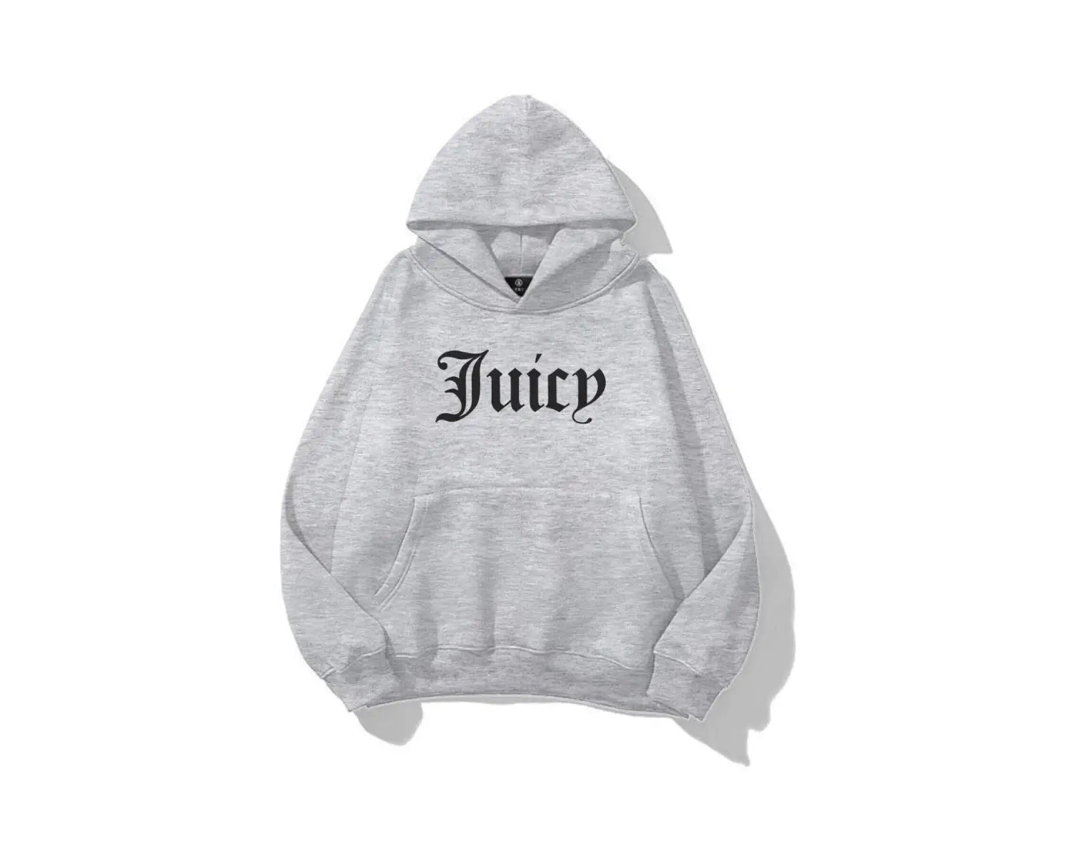 Unisex Juicy Taş Baskılı Sweatshirt Beyaz