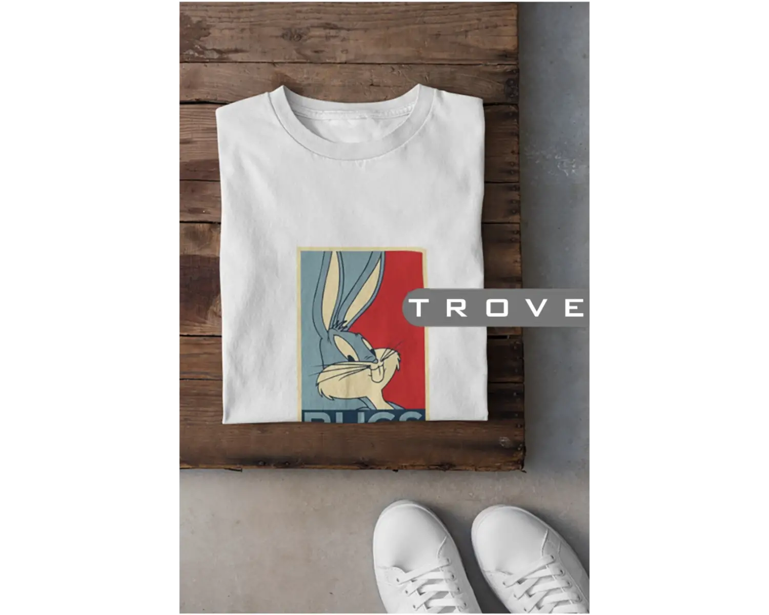 Unısex Kadın Erkek Bugs Bunny Havuç Siyah Beyaz Tasarım Baskılı % 100 Pamuk T-shirt