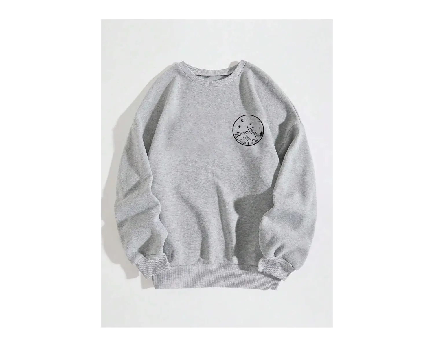 Unisex Kadın/Erkek Grafik Desenli Sweat