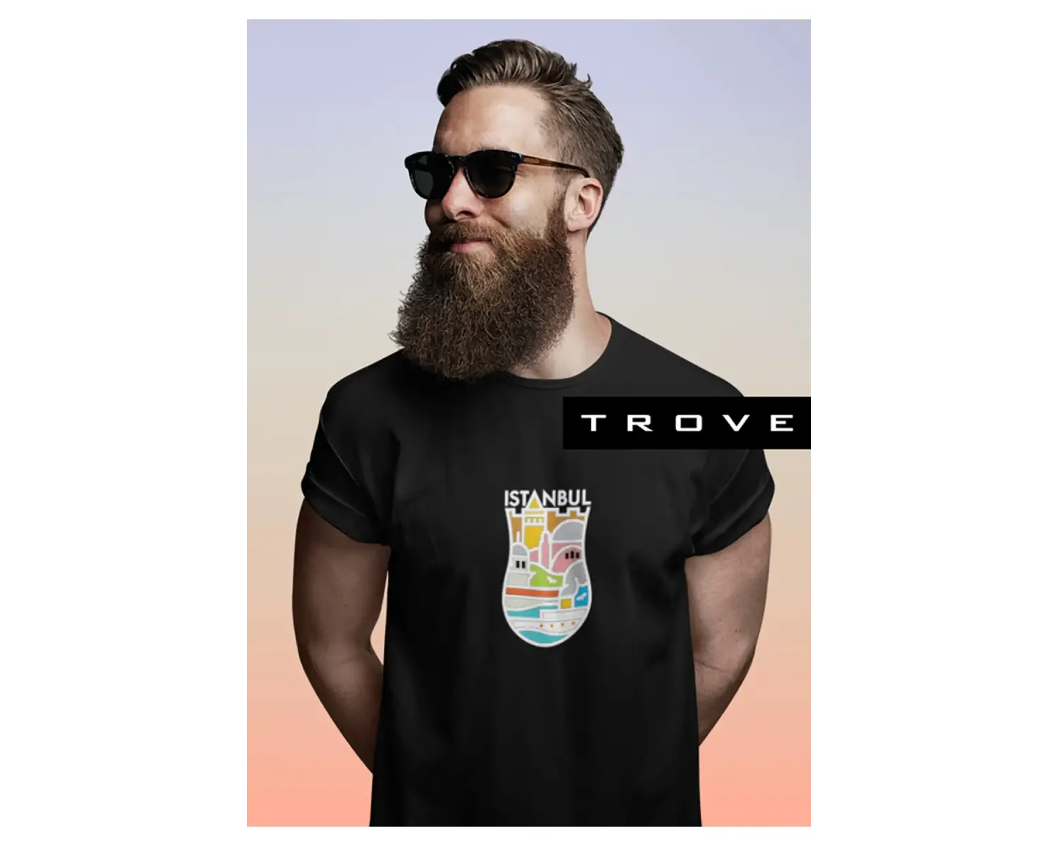 Unısex Kadın Erkek Hediye Istanbul Yedi Tepe Baskılı Çay Bardak % 100 Pamuk Tasarım T-shirt