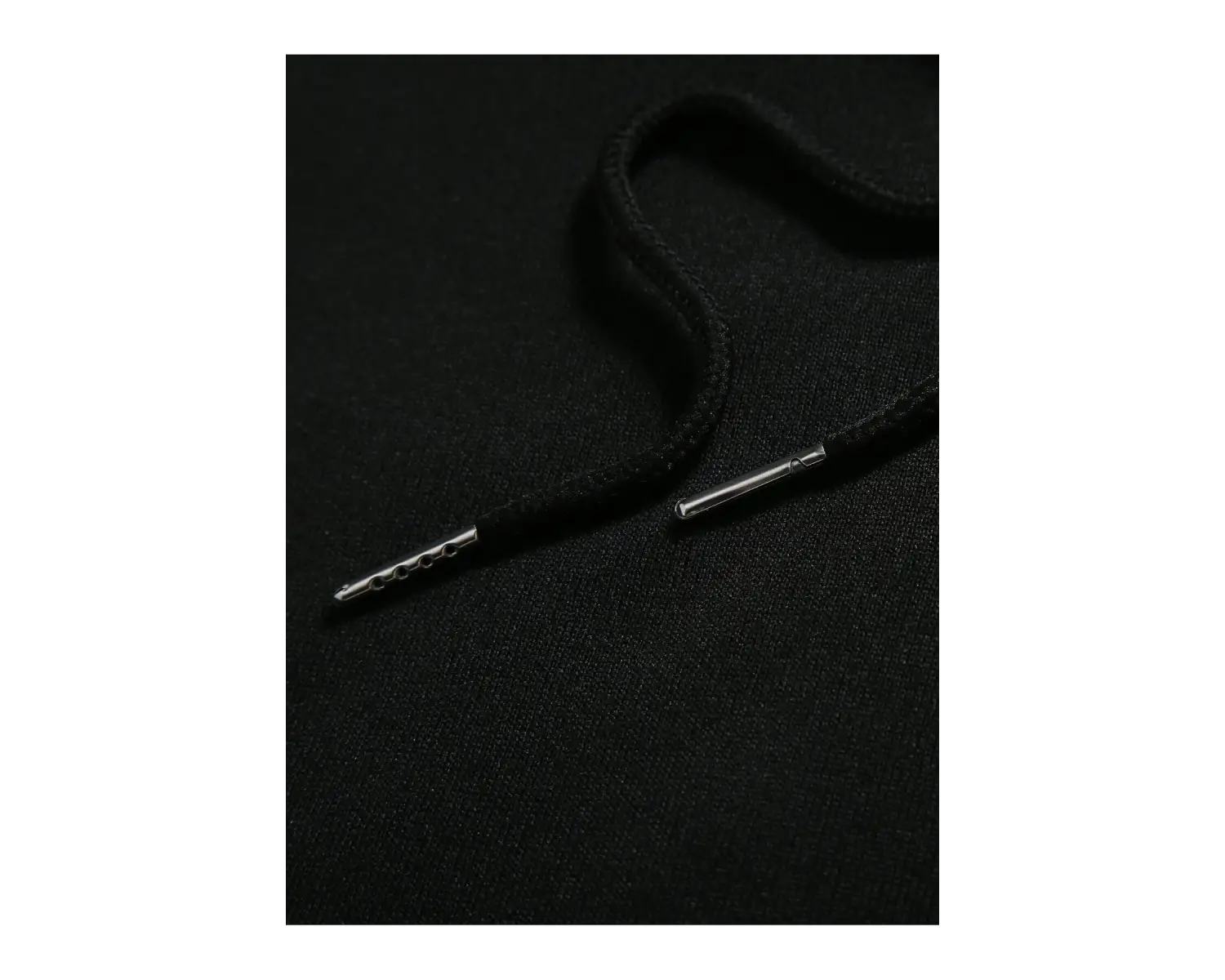 Unisex Kadın/Erkek Katı İpli Kapüşonlu Üst