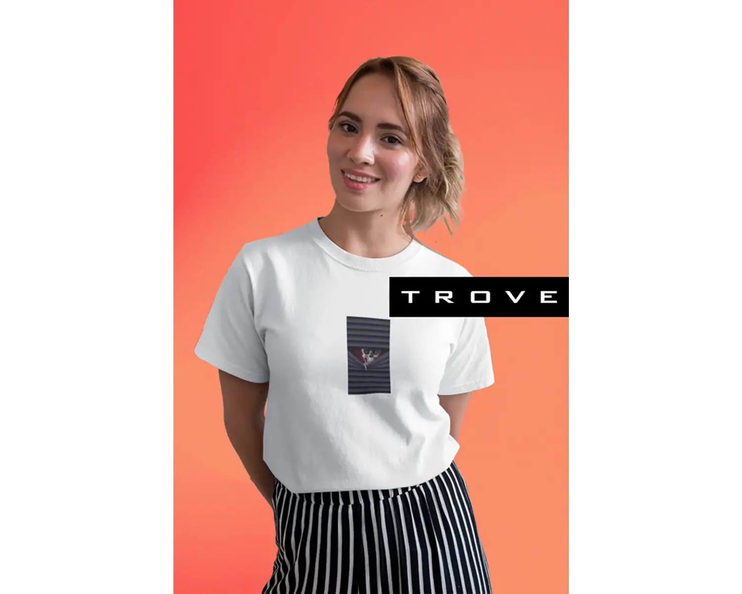 Unısex Kadın Erkek Kuru Kafa Kepenk Arası Dükkan Siyah Beyaz % 100 Pamuk Tasarım T-shirt