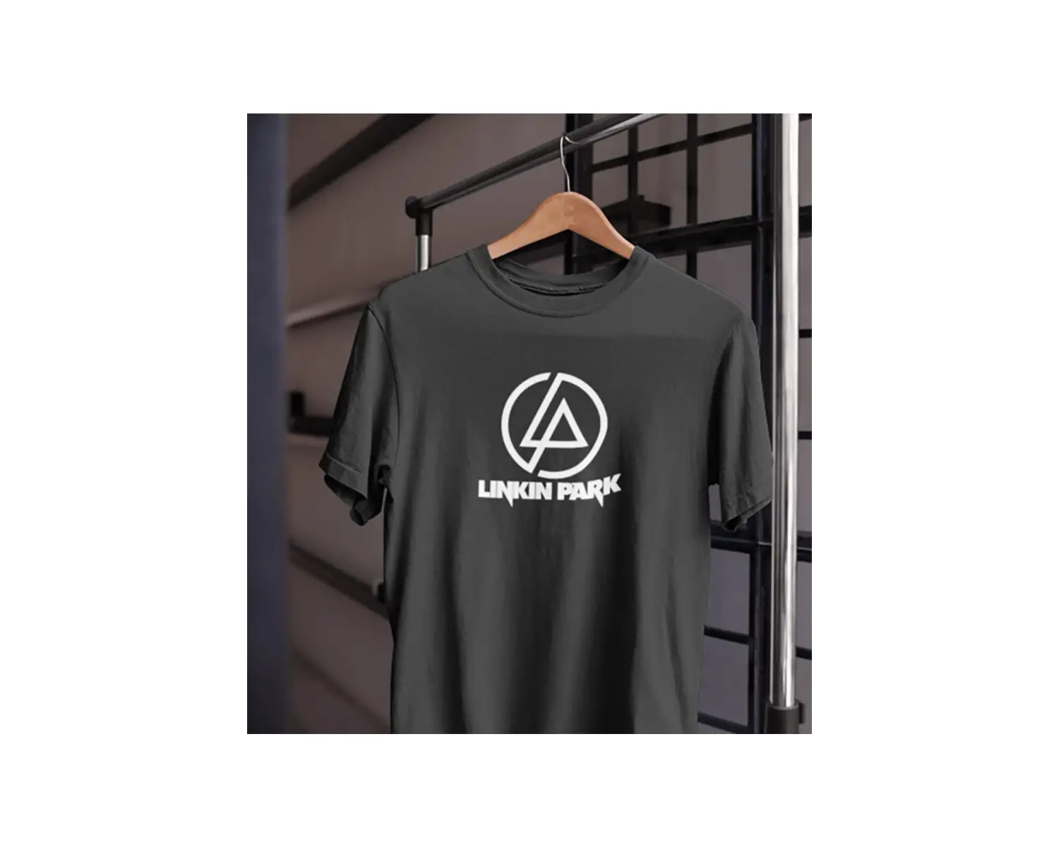 Unısex Kadın Erkek Linkin Park Rock Grup Xero Siyah Beyaz Tasarım Baskılı %100 Pamuk T-shirt