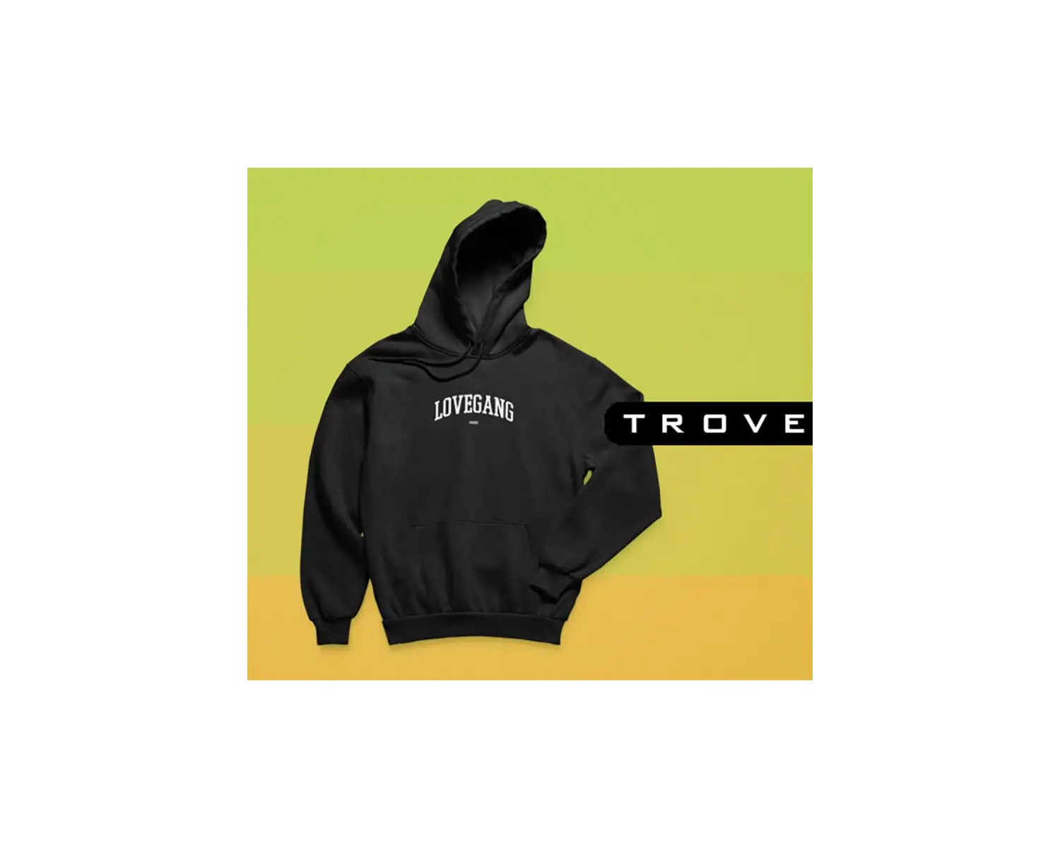 Unısex Kadın Erkek Lovegang Aşk Çetesi Sevgili Hediye Siyah Hoodie % 100 Pamuk Tasarım Sweatshirt