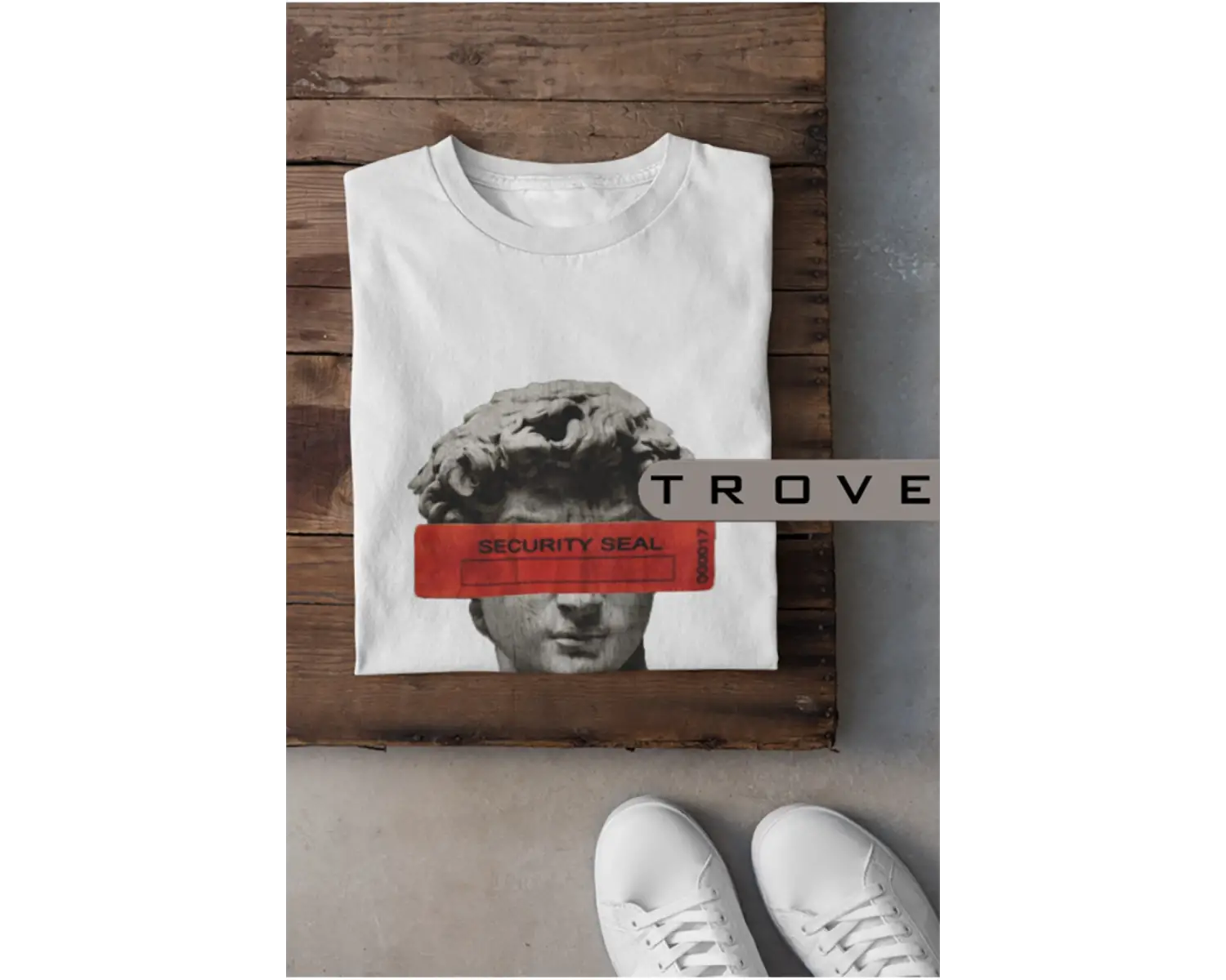 Unısex Kadın Erkek Mitoloji Tanrı Sansür %100 Pamuk Baskılı Siyah Beyaz T-shirt