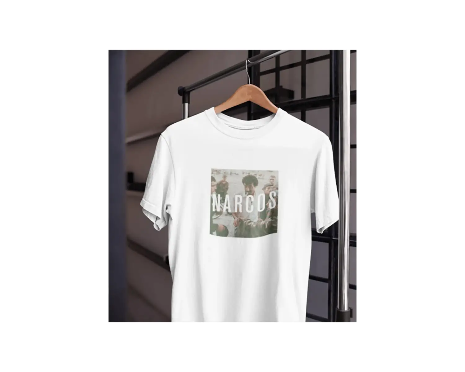 Unısex Kadın Erkek Narcos Escobar Müslüm Baba Gürses Siyah Beyaz Tasarım Baskılı %100 Pamuk T-shirt