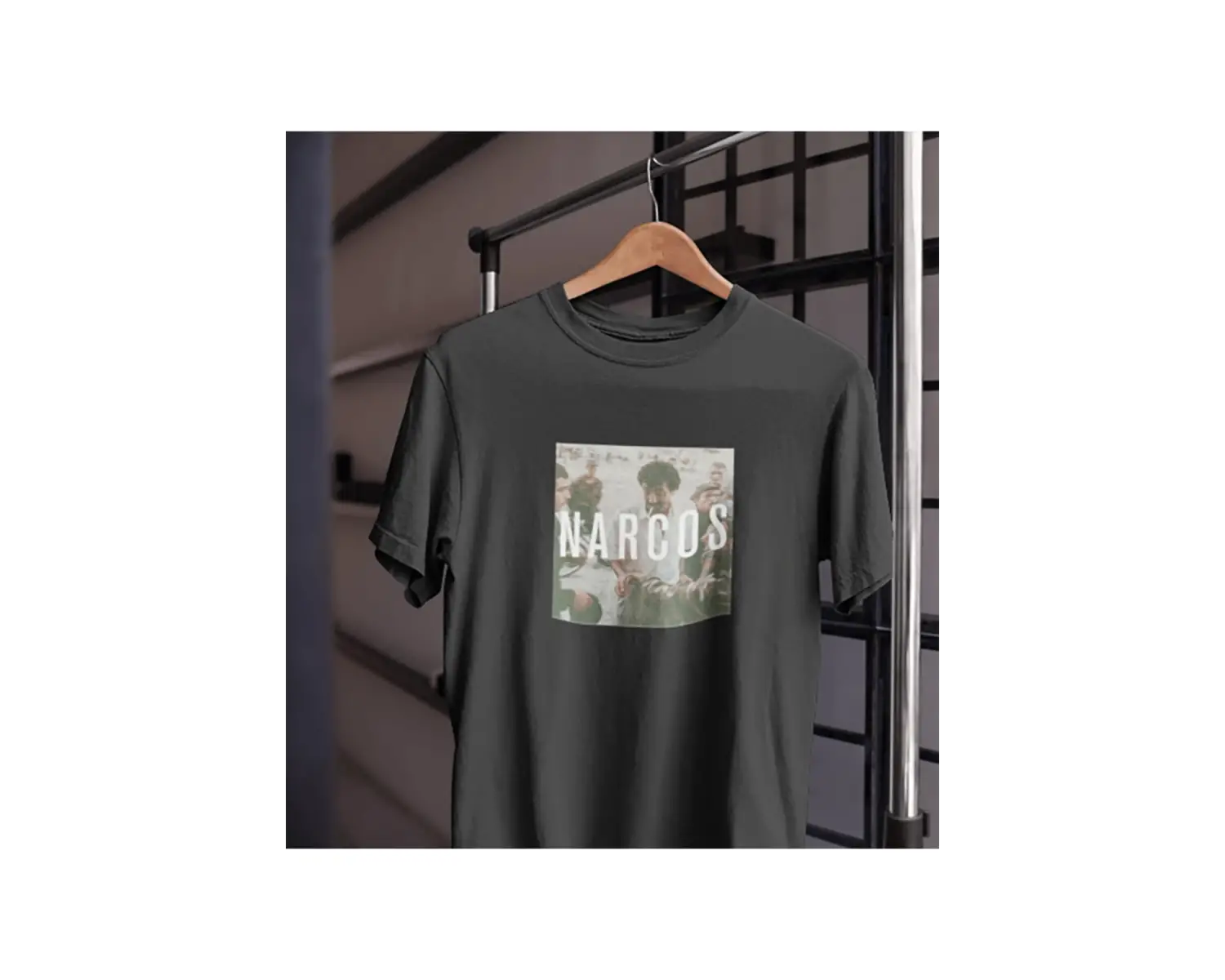 Unısex Kadın Erkek Narcos Escobar Müslüm Baba Gürses Siyah Beyaz Tasarım Baskılı %100 Pamuk T-shirt