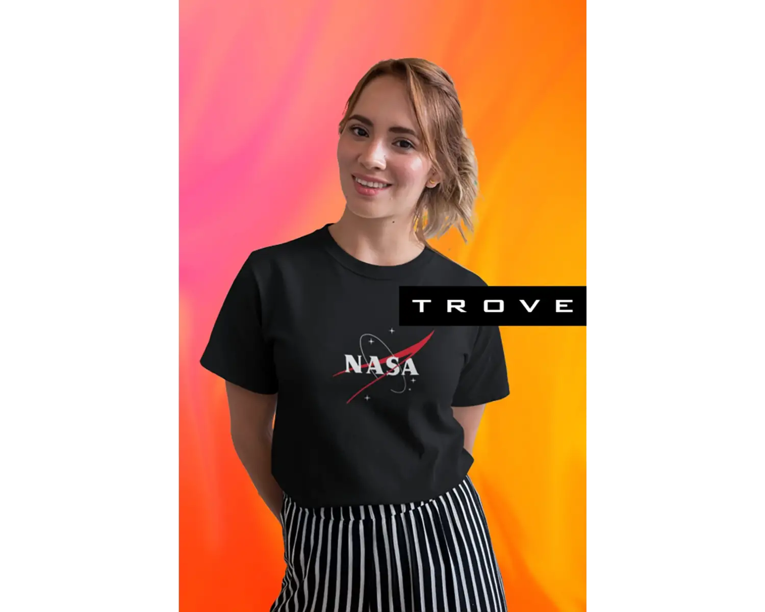 Unısex Kadın Erkek Nasa Gezegen Baskılı Siyah Beyaz % 100 Pamuk Tasarım T-shirt