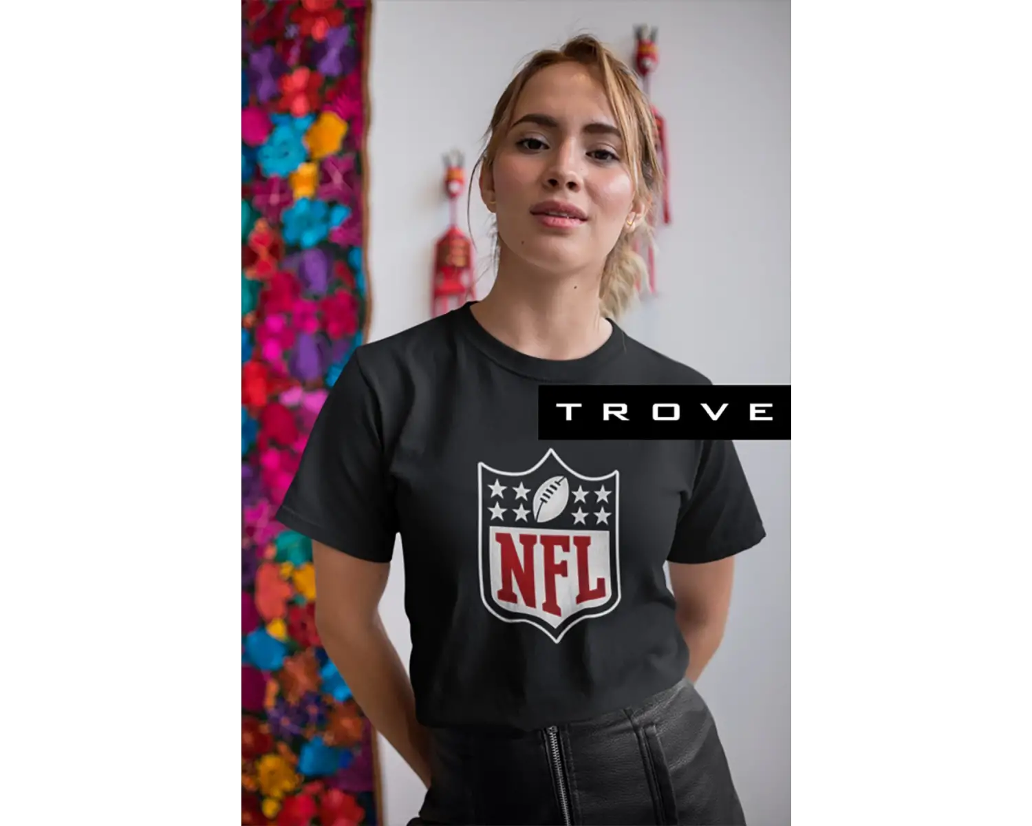Unısex Kadın Erkek Nfl Amerikan Futbolu Canton Baskılı Siyah Beyaz % 100 Pamuk Tasarım T-shirt