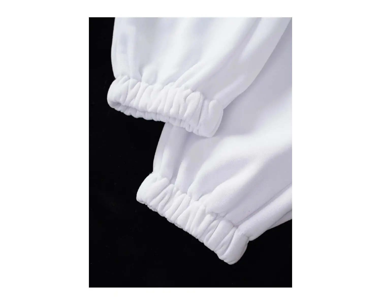 Unisex Kadın/Erkek Özel Renkli Düz Paça Lastik Eşofman Altı Jogger