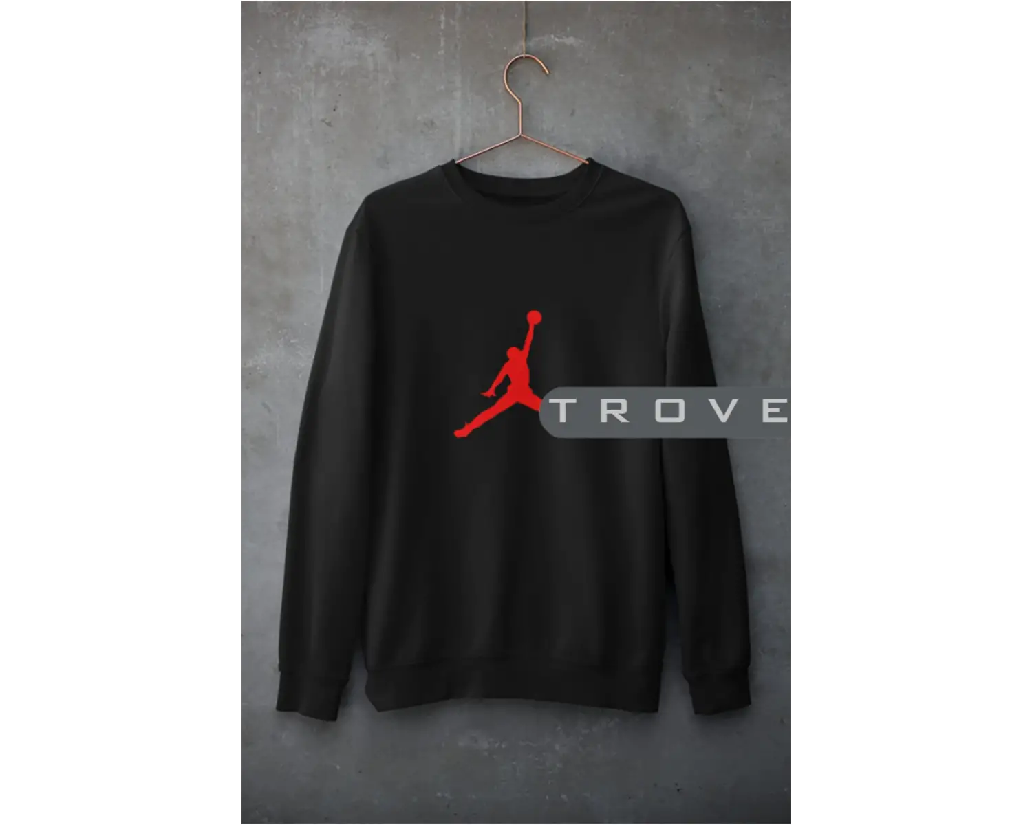 Unısex Kadın Erkek Paris Saınt Germaın Sırt Ön Arka Baskılı Uzun Kollu %100 Pamuk Sweatshirt Siyah