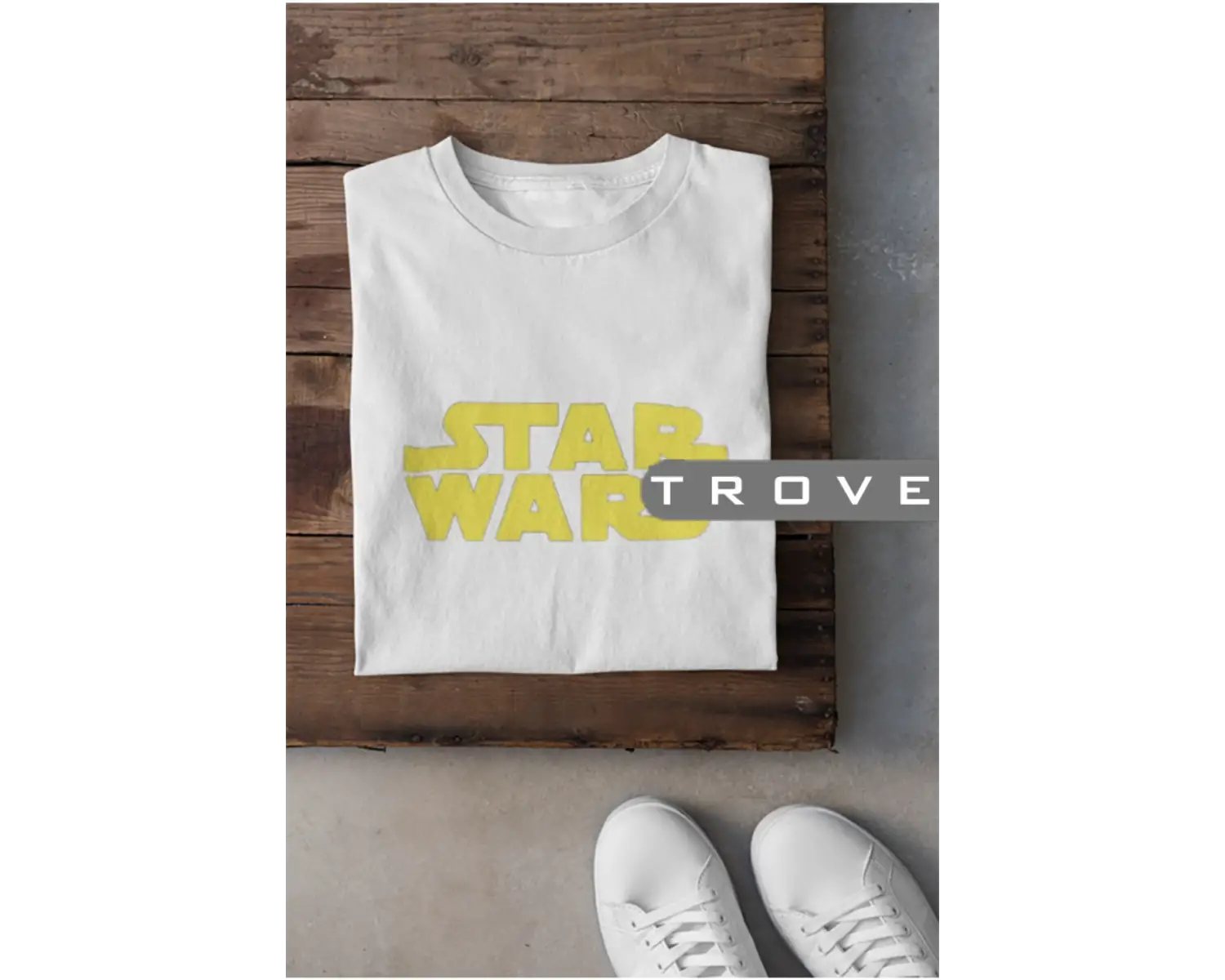 Unısex Kadın Erkek Star Wars Siyah Beyaz Tasarım Baskılı %100 Pamuk T-shirt