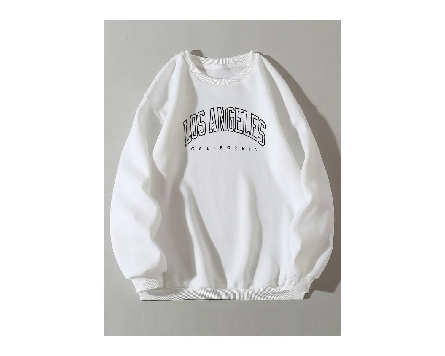 Unisex Kadın/Erkek Yazılı Grafik Sweat