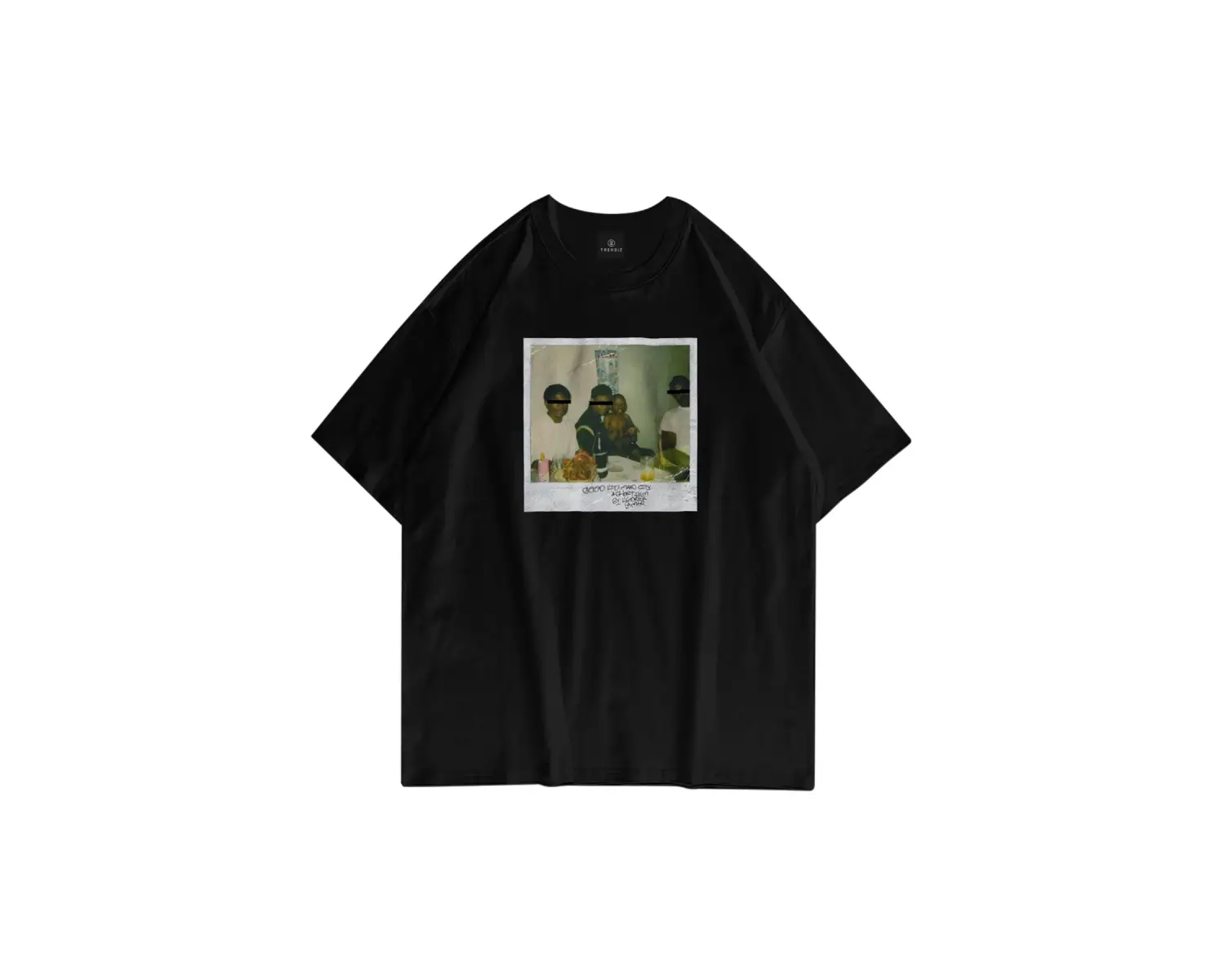 Unisex Kendrick Lamar M.a.a.d City Siyah Tshirt