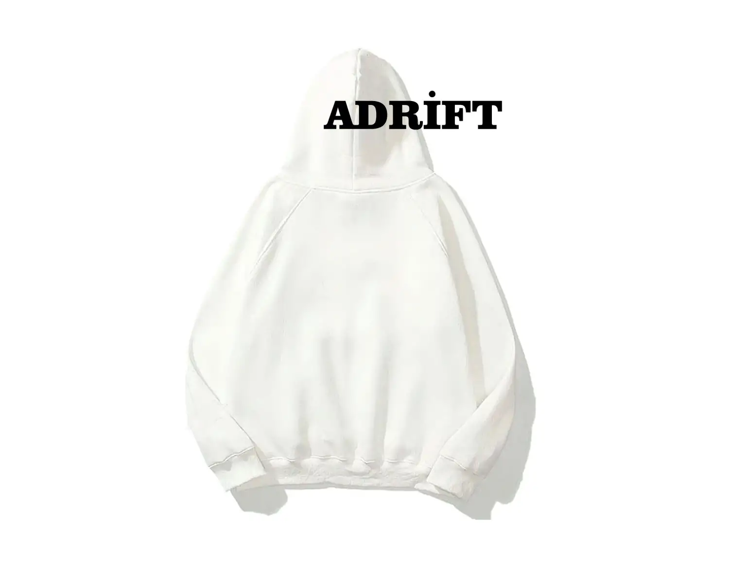 Unisex KudüsSweatshirt Hoodie Kapşonlu Beyaz