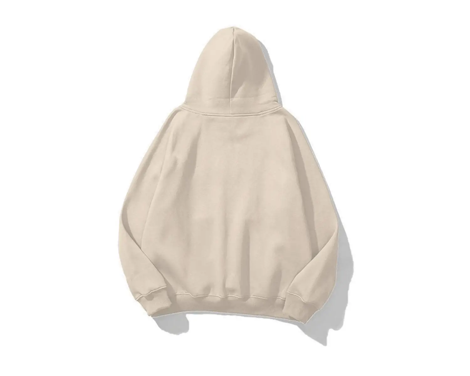 Unisex Kurdele Taş Baskılı Sweatshirt Beyaz