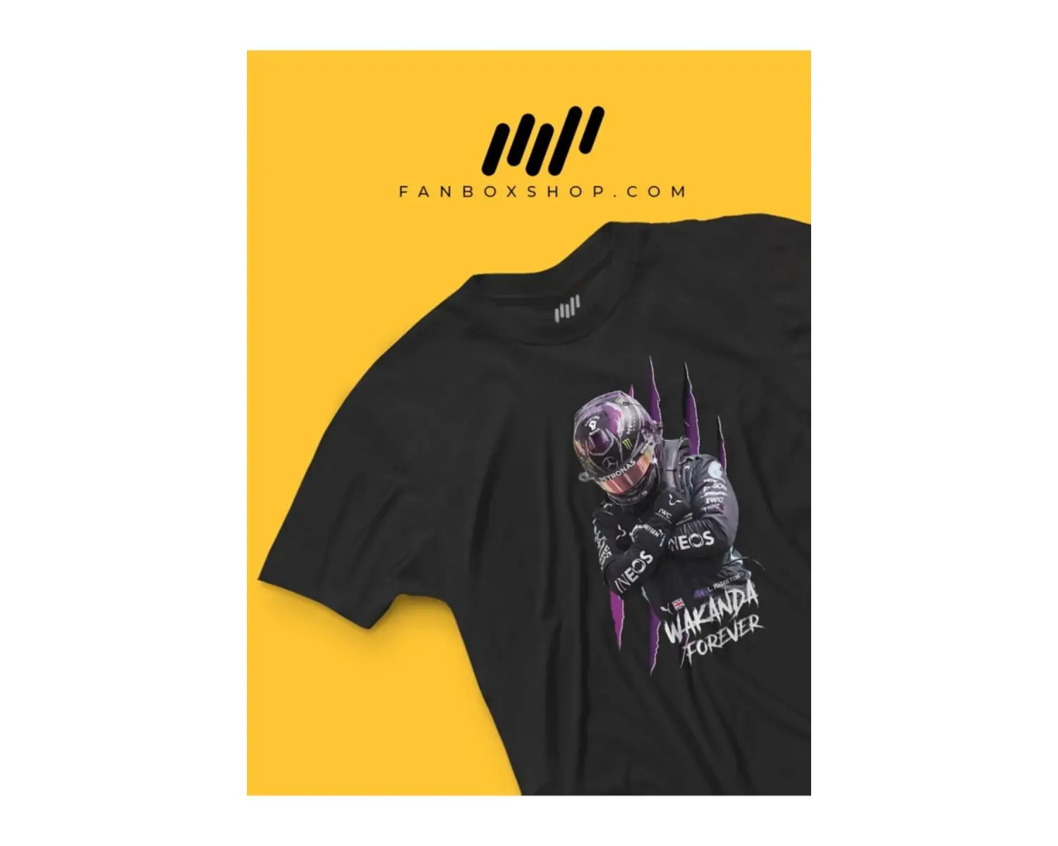 Unisex Lewis Hamilton Wakanda Forever T-shirt