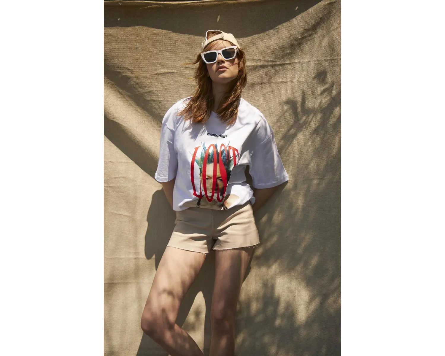 Unisex Lost Memories Tshirt Beyaz