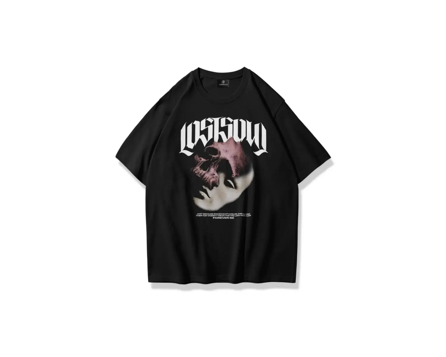 Unisex Lost Soul Tshirt Siyah