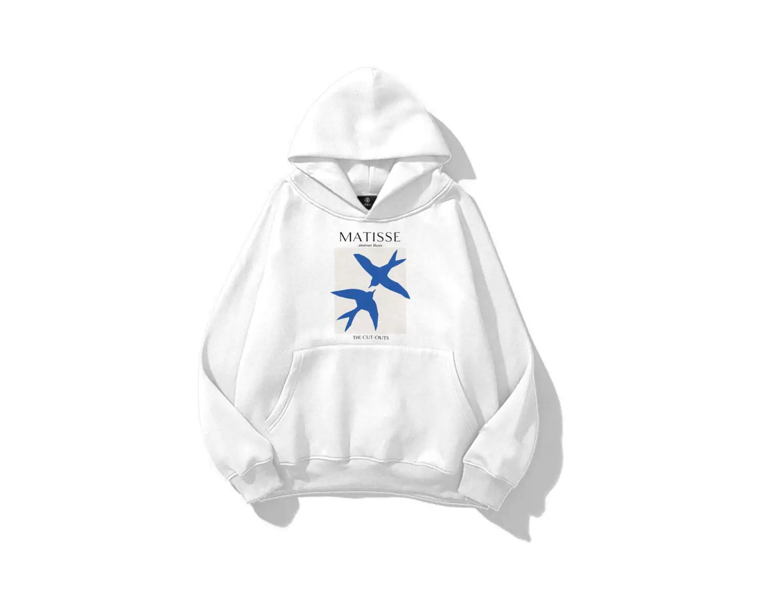Unisex Matisse Abstract Doves Sweatshirt Beyaz