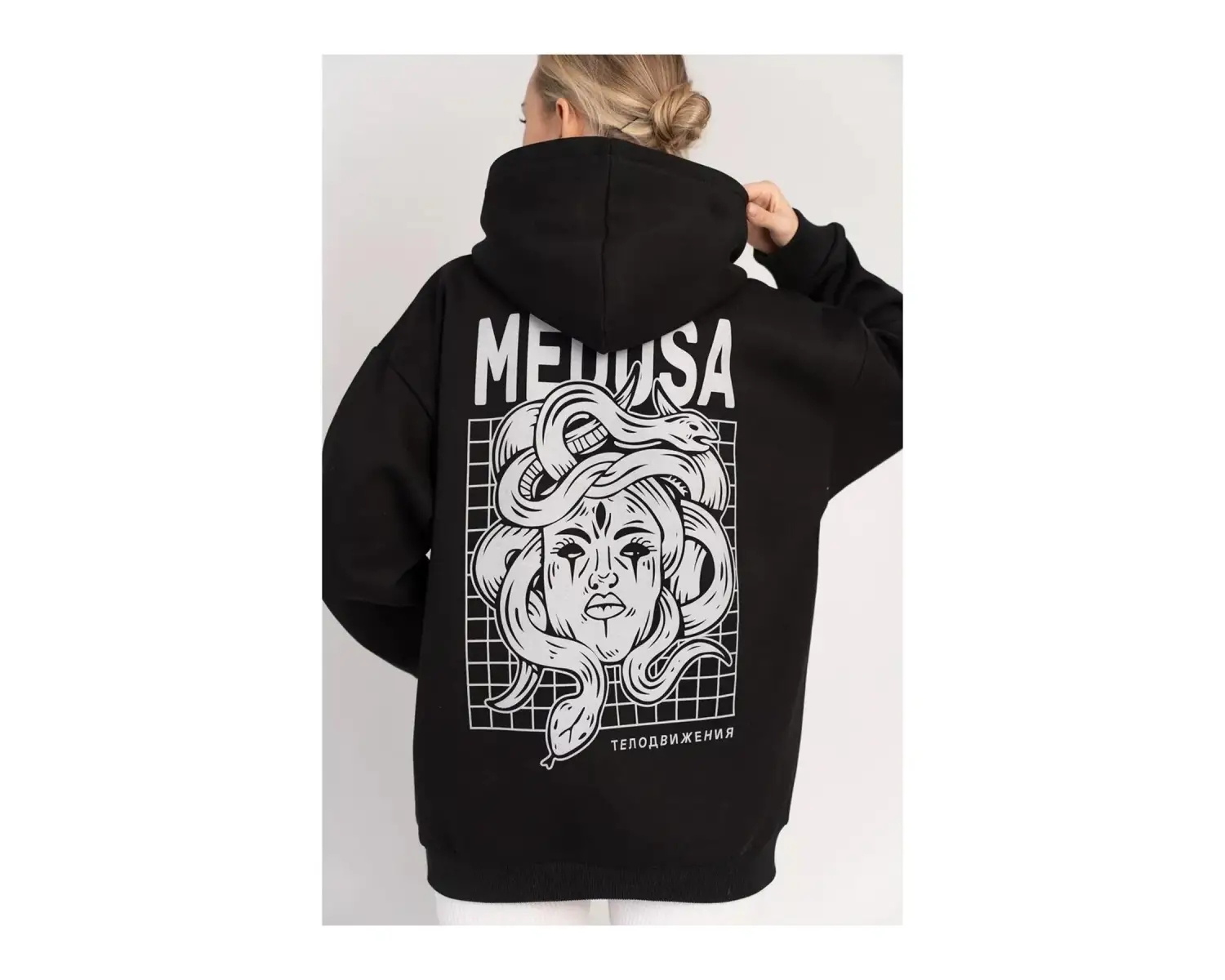 Unisex Medusa Sweatshirt Beyaz