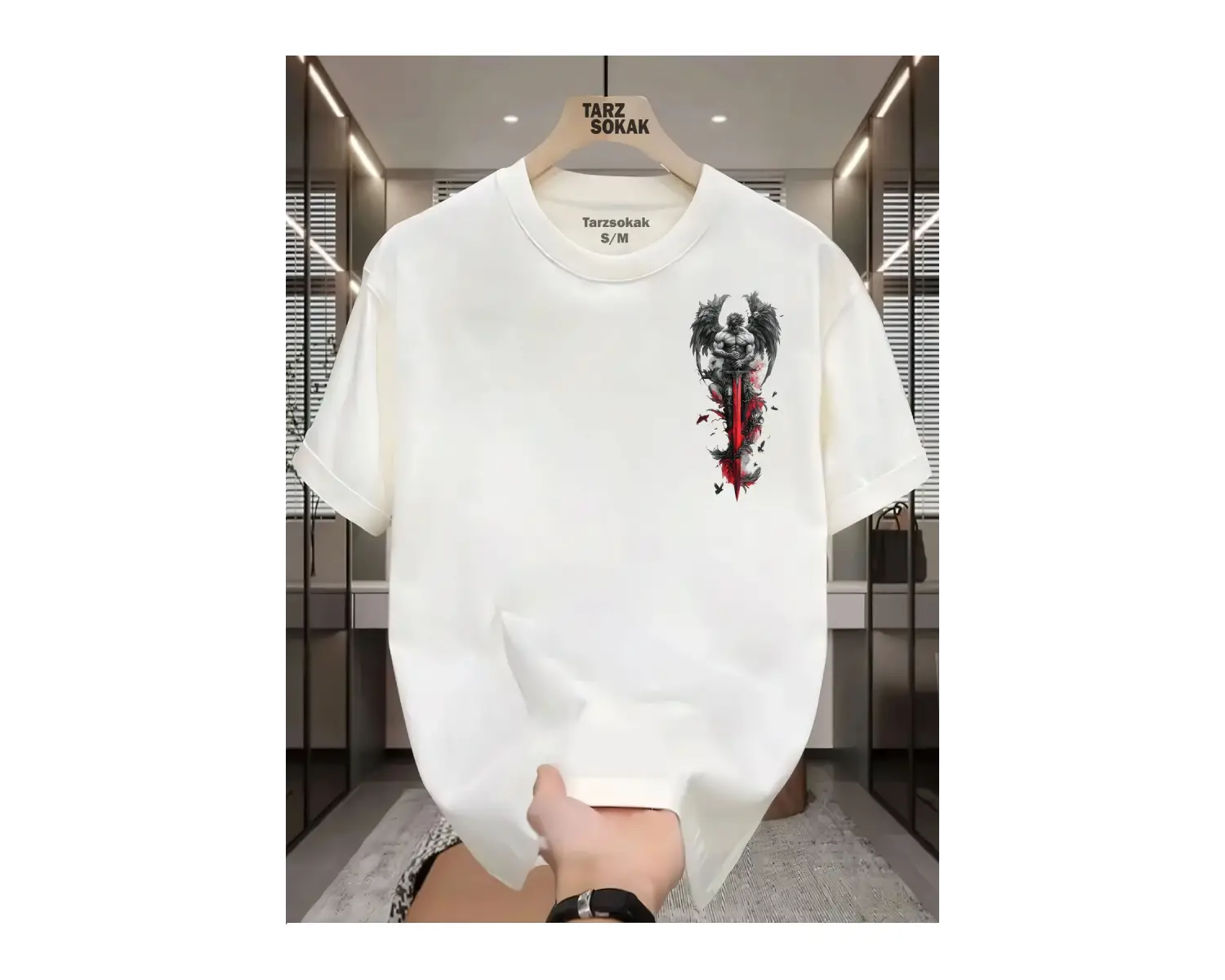 UNİSEX Melek ve Şeytan T-shirt