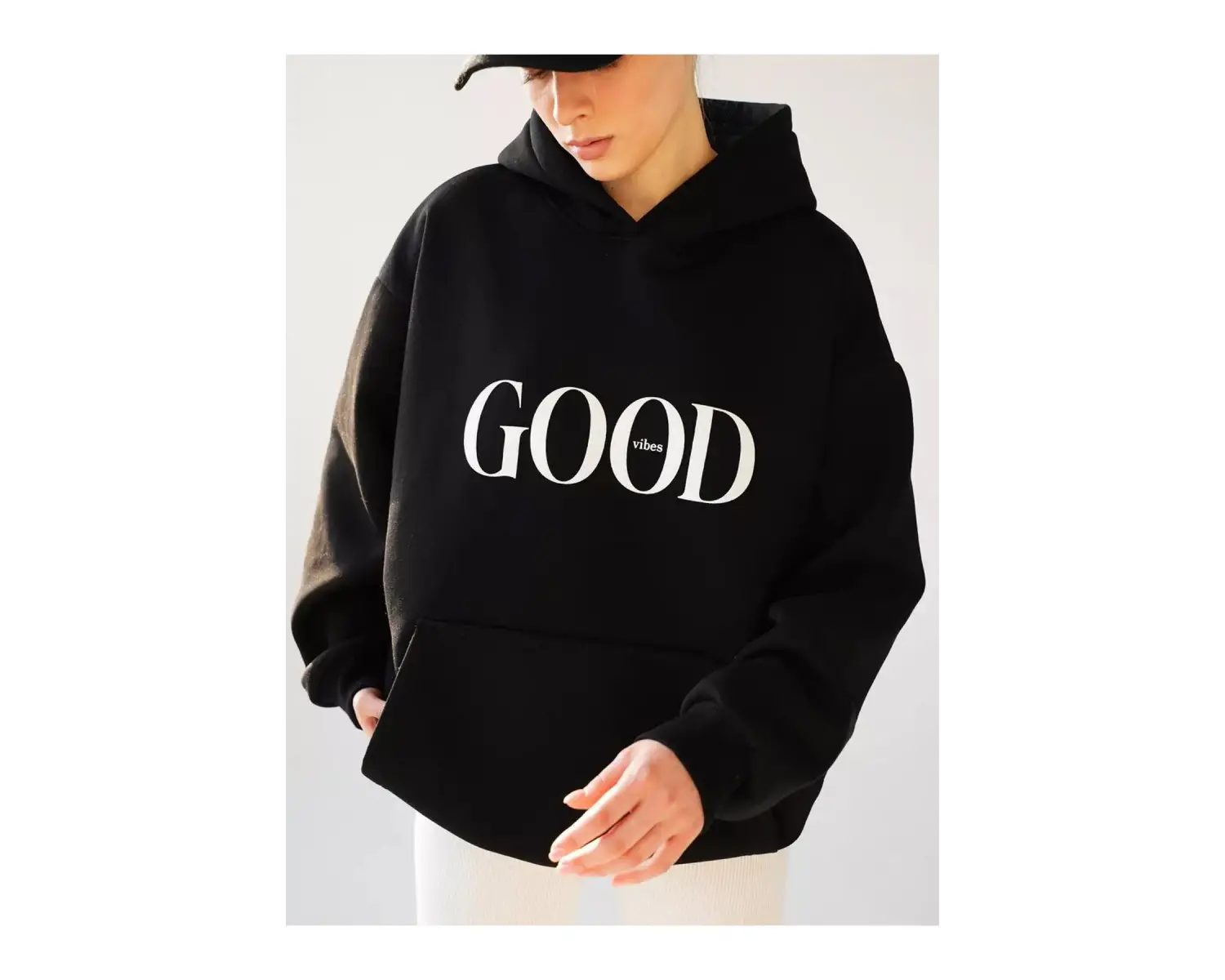 Unisex My Girlfriend Sweatshirt Hoodie Beyaz