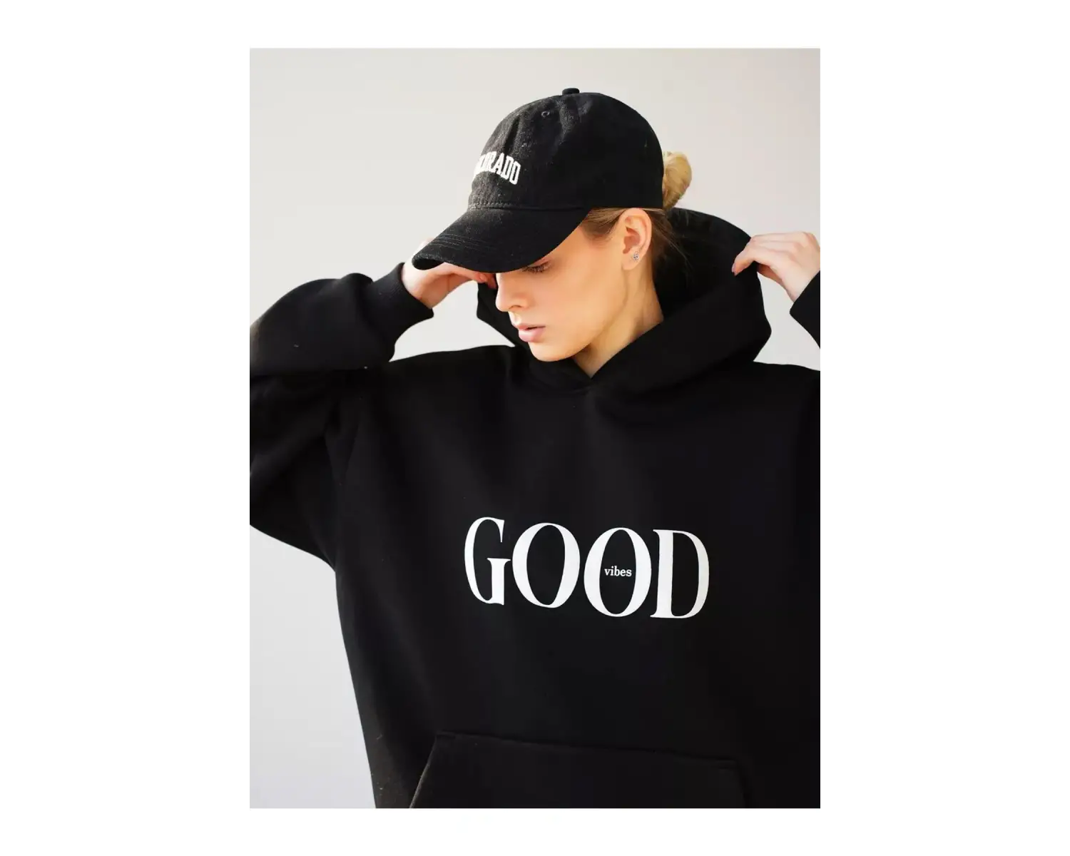 Unisex My Girlfriend Sweatshirt Hoodie Beyaz