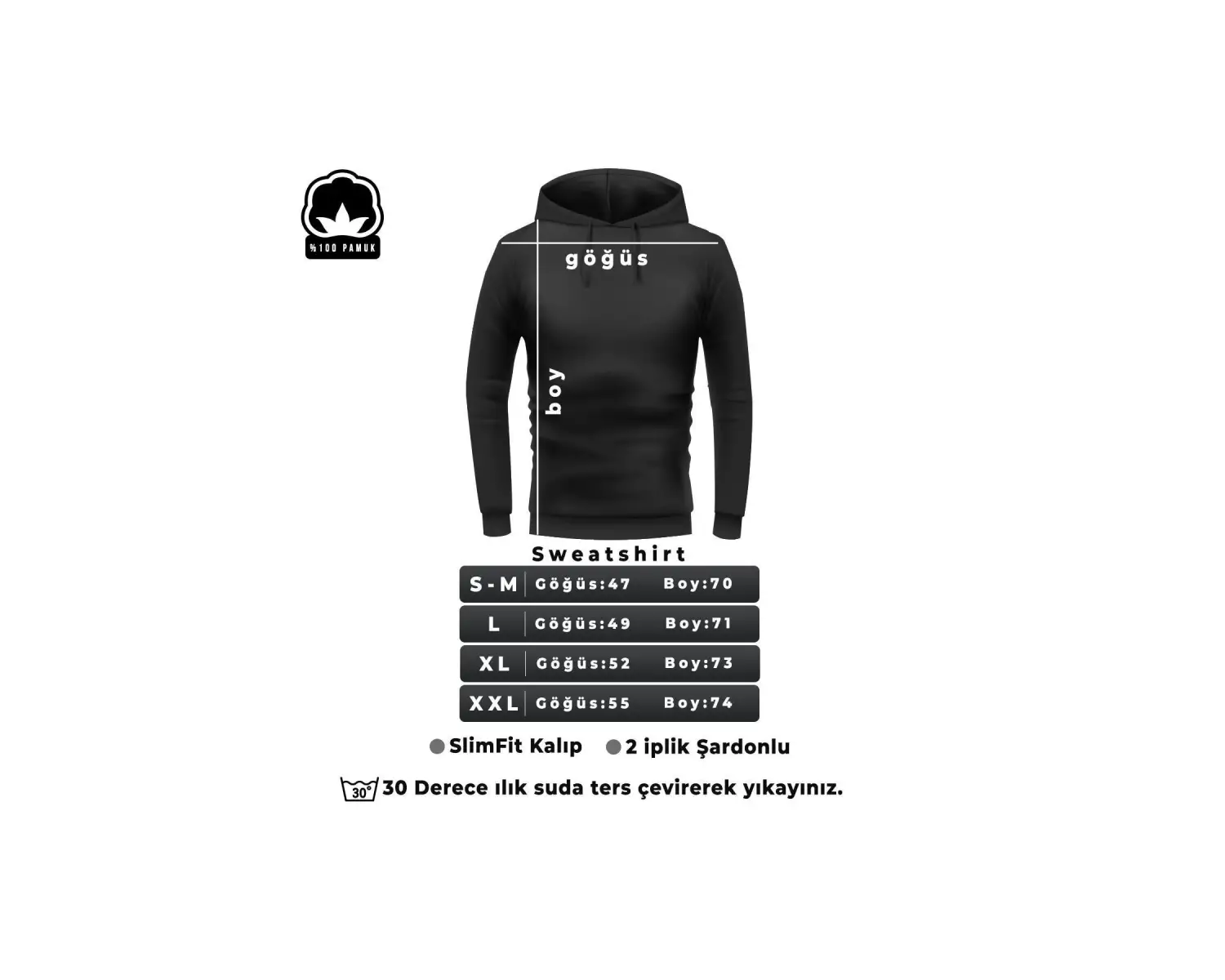 Unisex Nasa Baskılı Sweatshirt KP-BEYAZ-GEMI