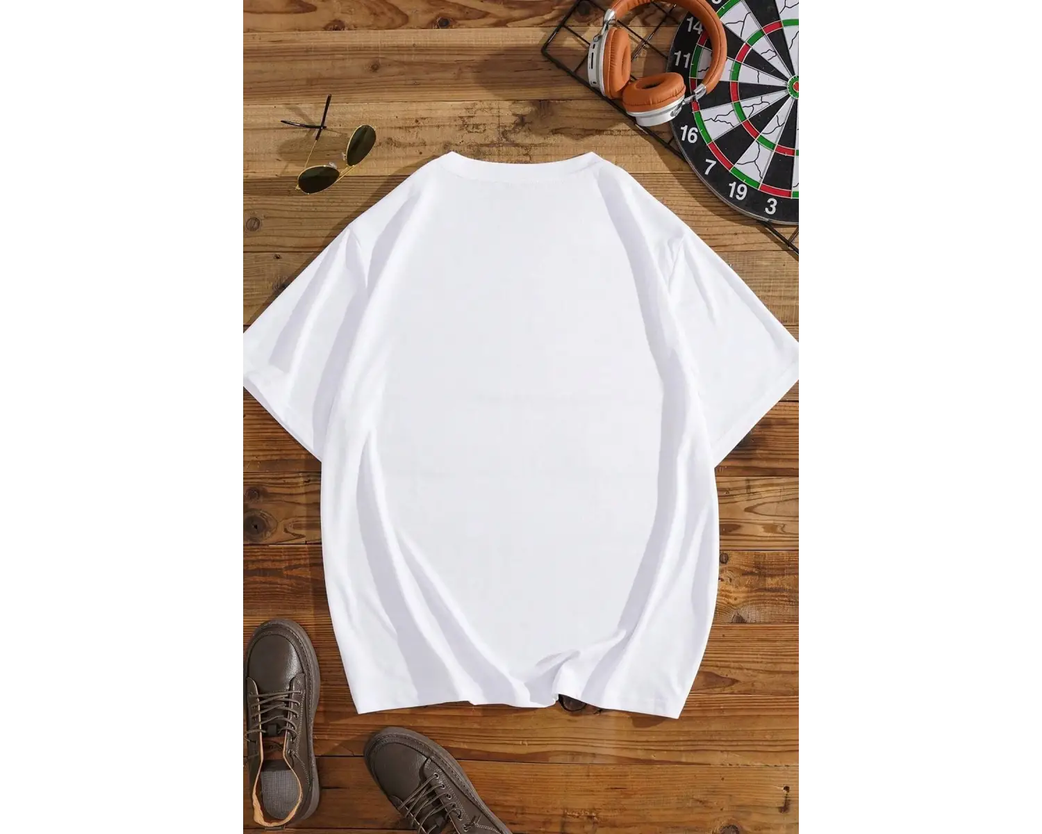 Unisex Nasa Baskılı T-shirt