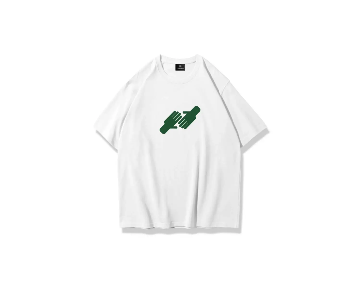 Unisex Nice To Meet You Tshirt Beyaz