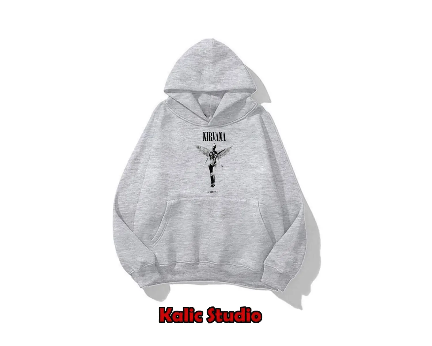 Unisex Nirvana in Utero Sweatshirt gri