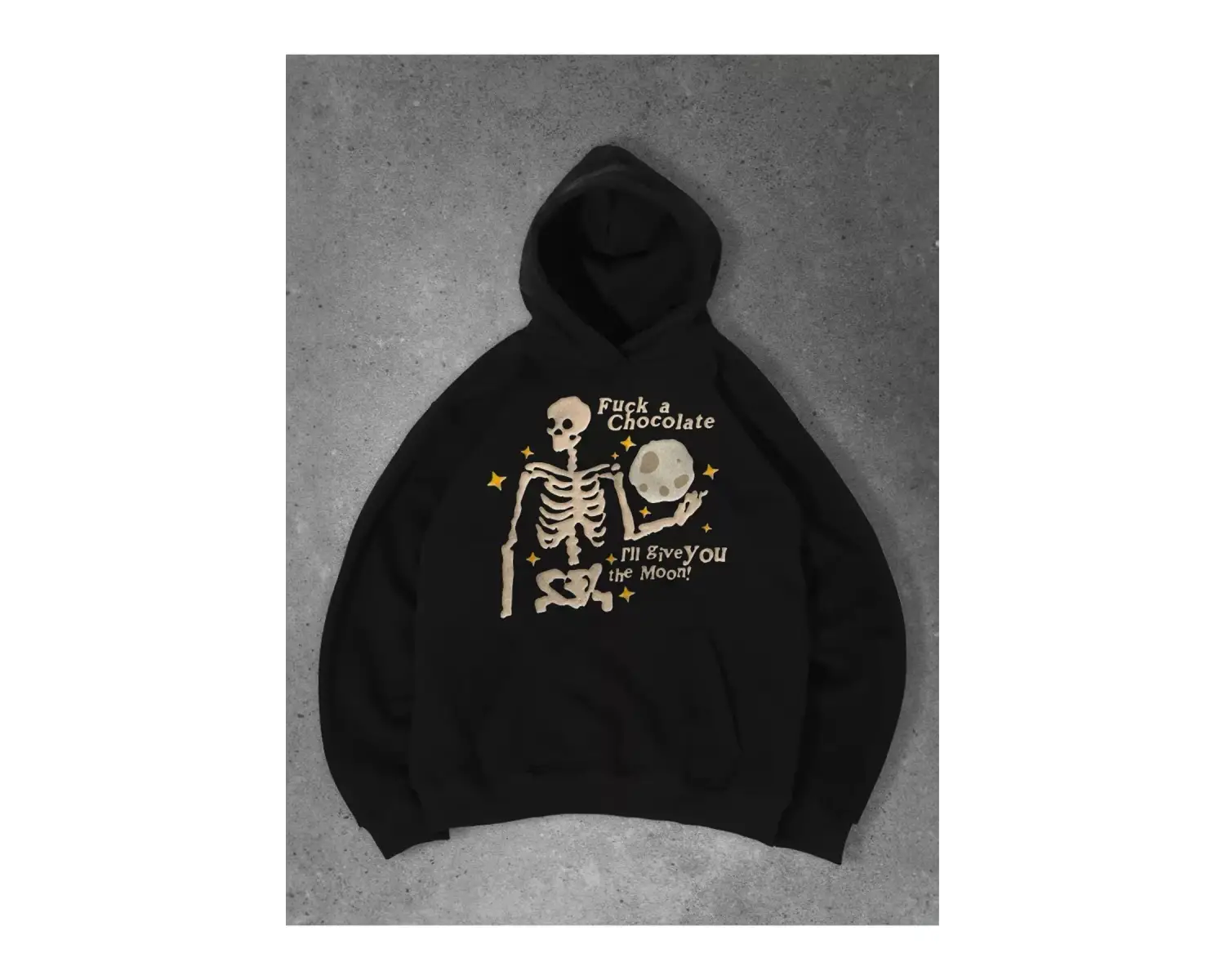 Unisex No Time Left Sweatshirt Hoodie Siyah