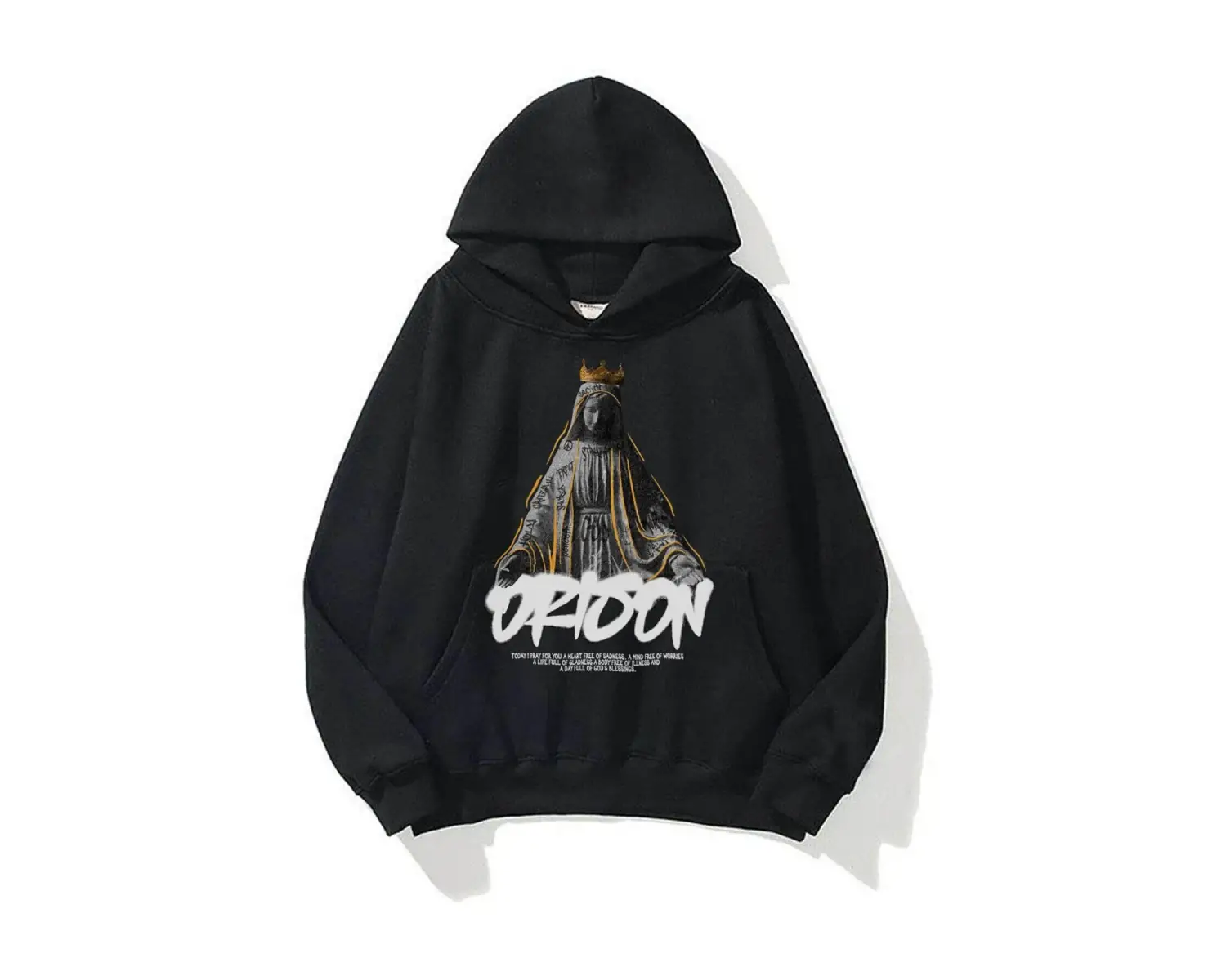Unisex Orison Sweatshirt Hoodie Siyah