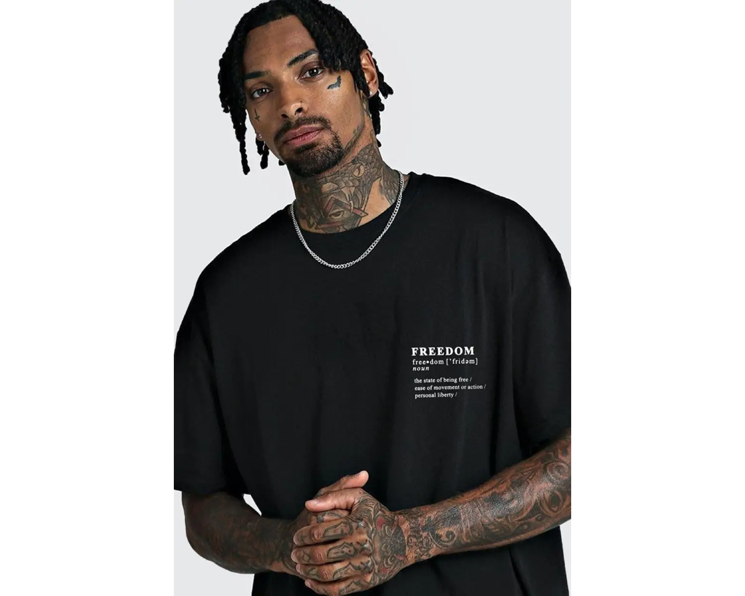 Unisex Örme Fredoom Basklı