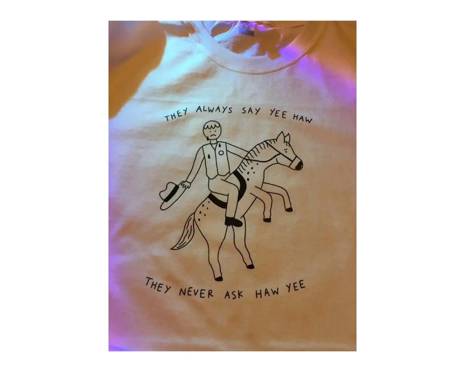 Unisex Oversize Cowboy Tshirt