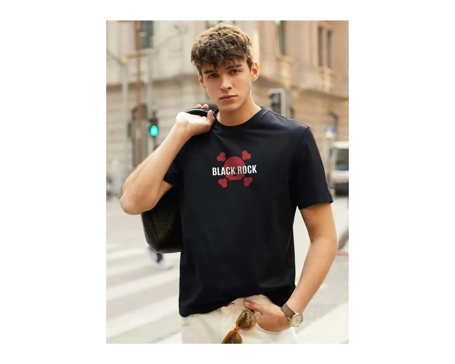 Unisex Oversize Danger Baskılı