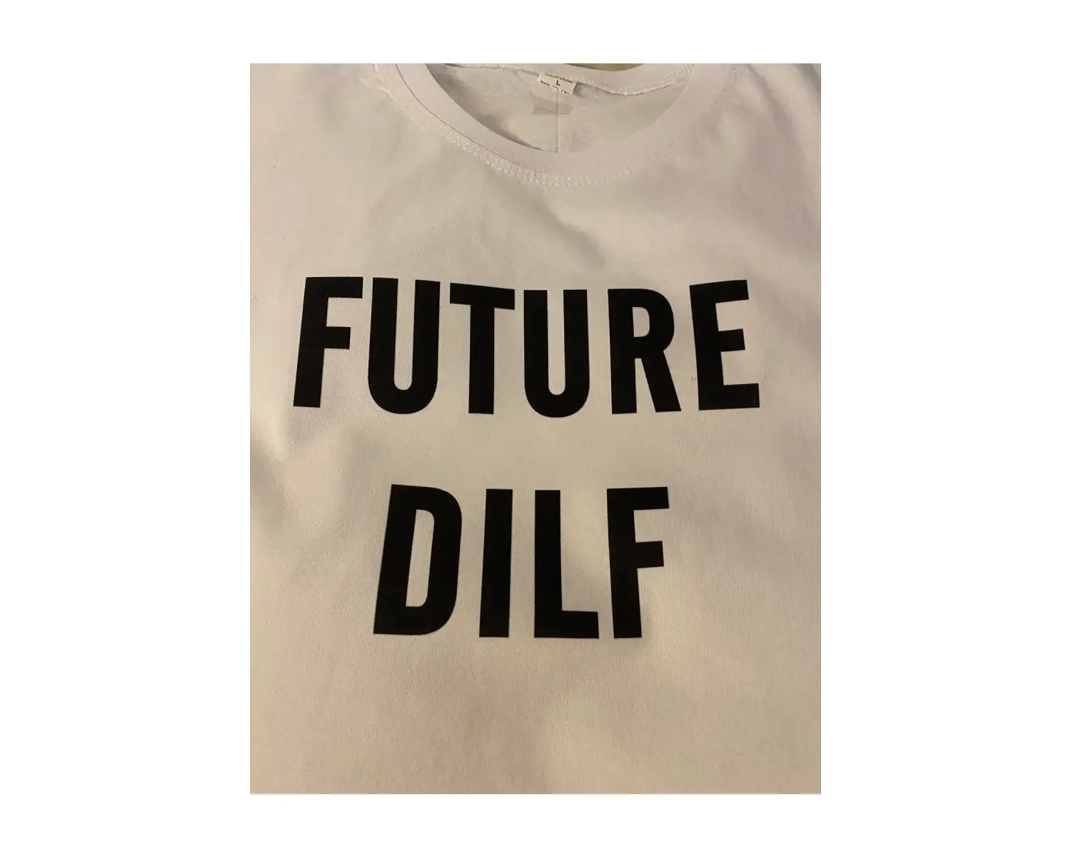 Unisex Oversize Erkek Future Dilf Yazılı Tshirt