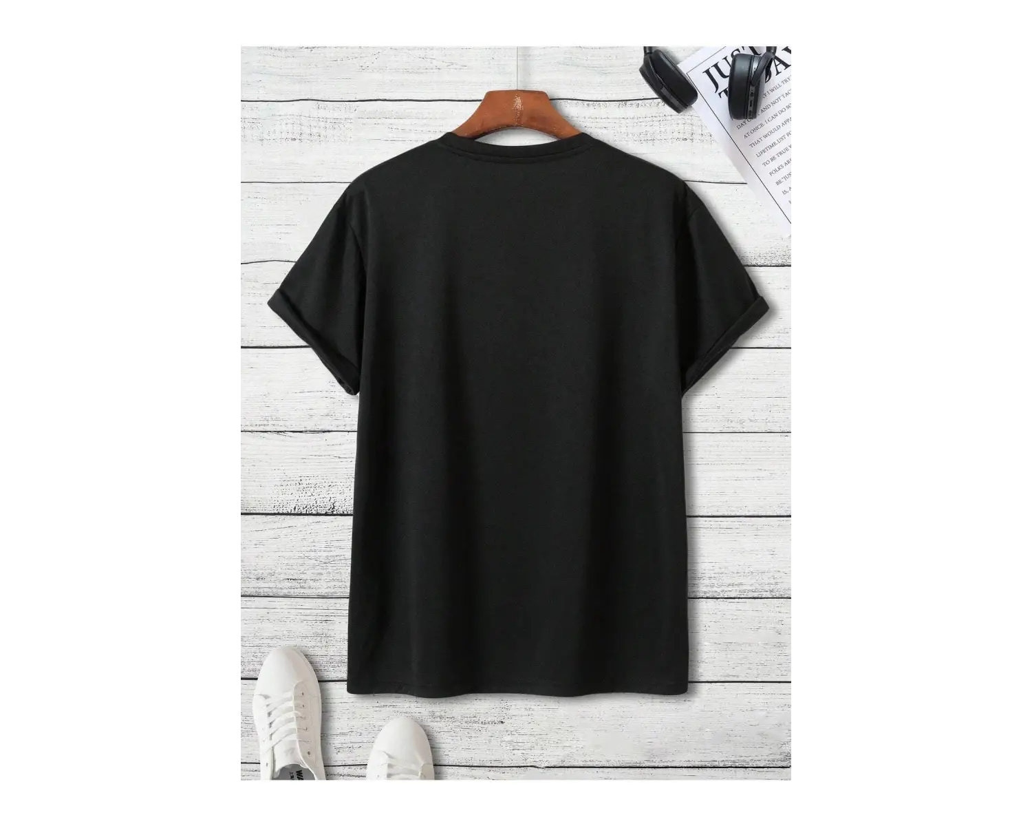 Unisex Oversize Eyfel Kulesi Baskılı T-shirt