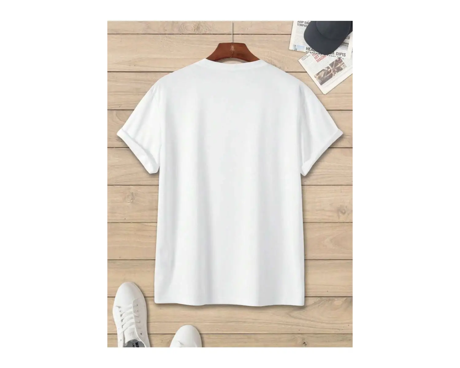 Unisex Oversize Eyfel Kulesi Baskılı T-shirt