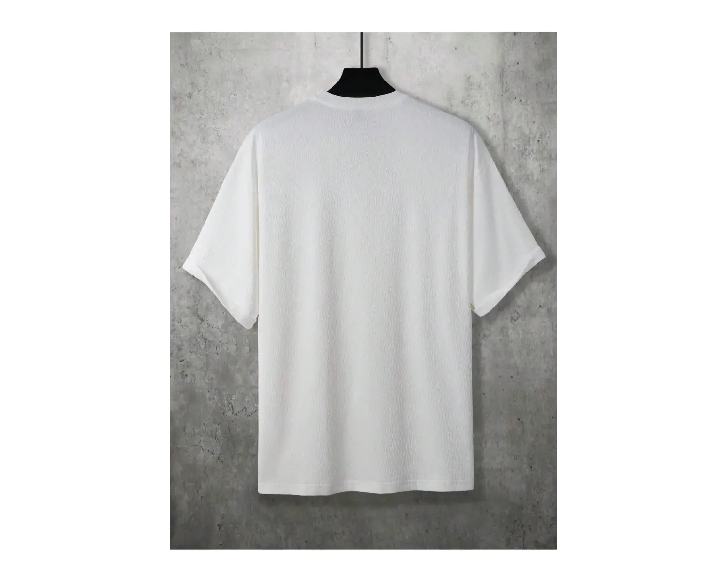 Unisex Oversize Kalıp Mektup Grafik Damla Omuz Harajuku Style