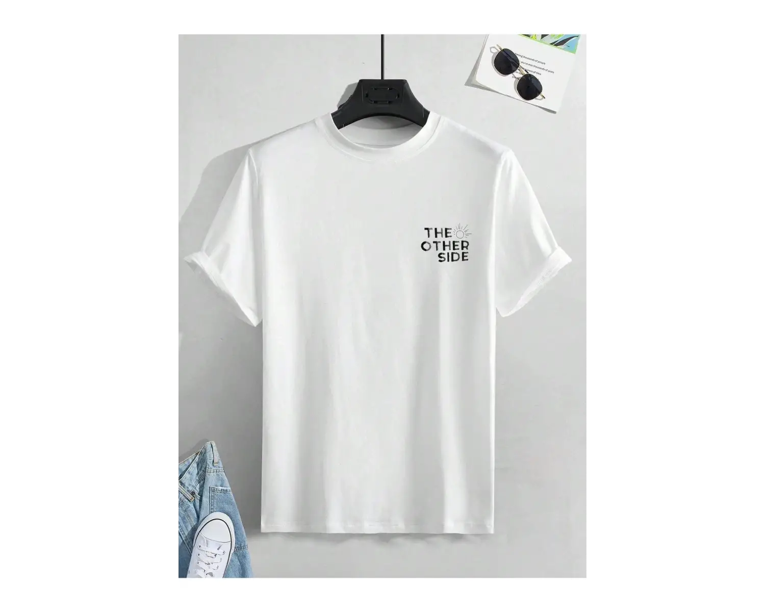 Unisex Oversize The Order Side Baskılı T-shirt