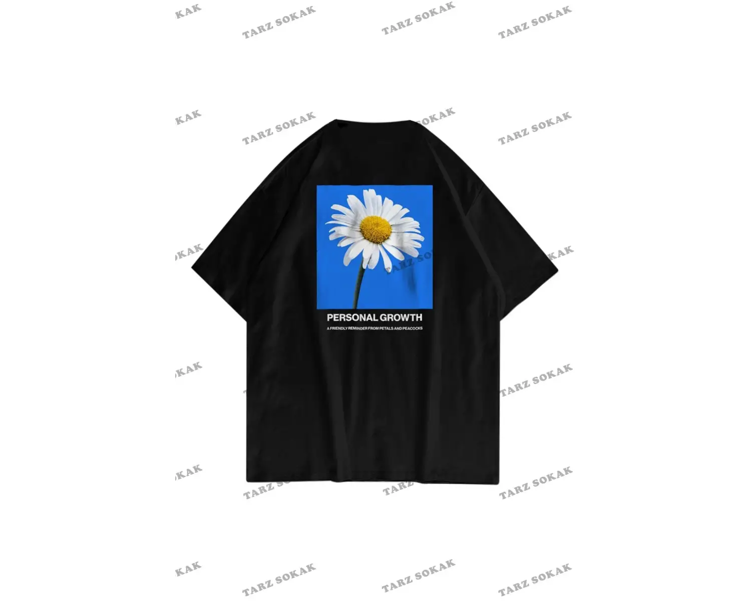 Unisex Papatya Siyah