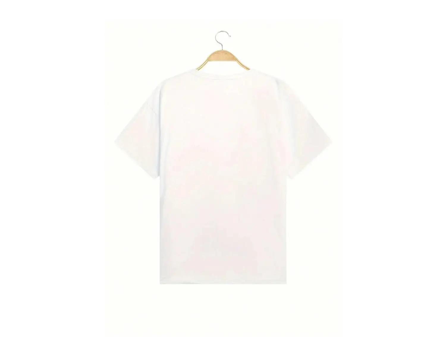 Unisex Paris Çizgi Baskılı Oversize %100 Pamuk