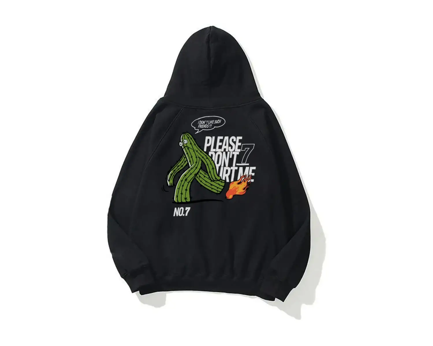 Unisex Please Dont Hurt Me Sweatshirt Hoodie Gri