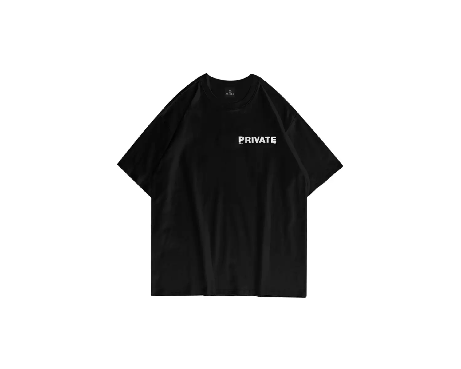 Unisex Private Siyah Tshirt