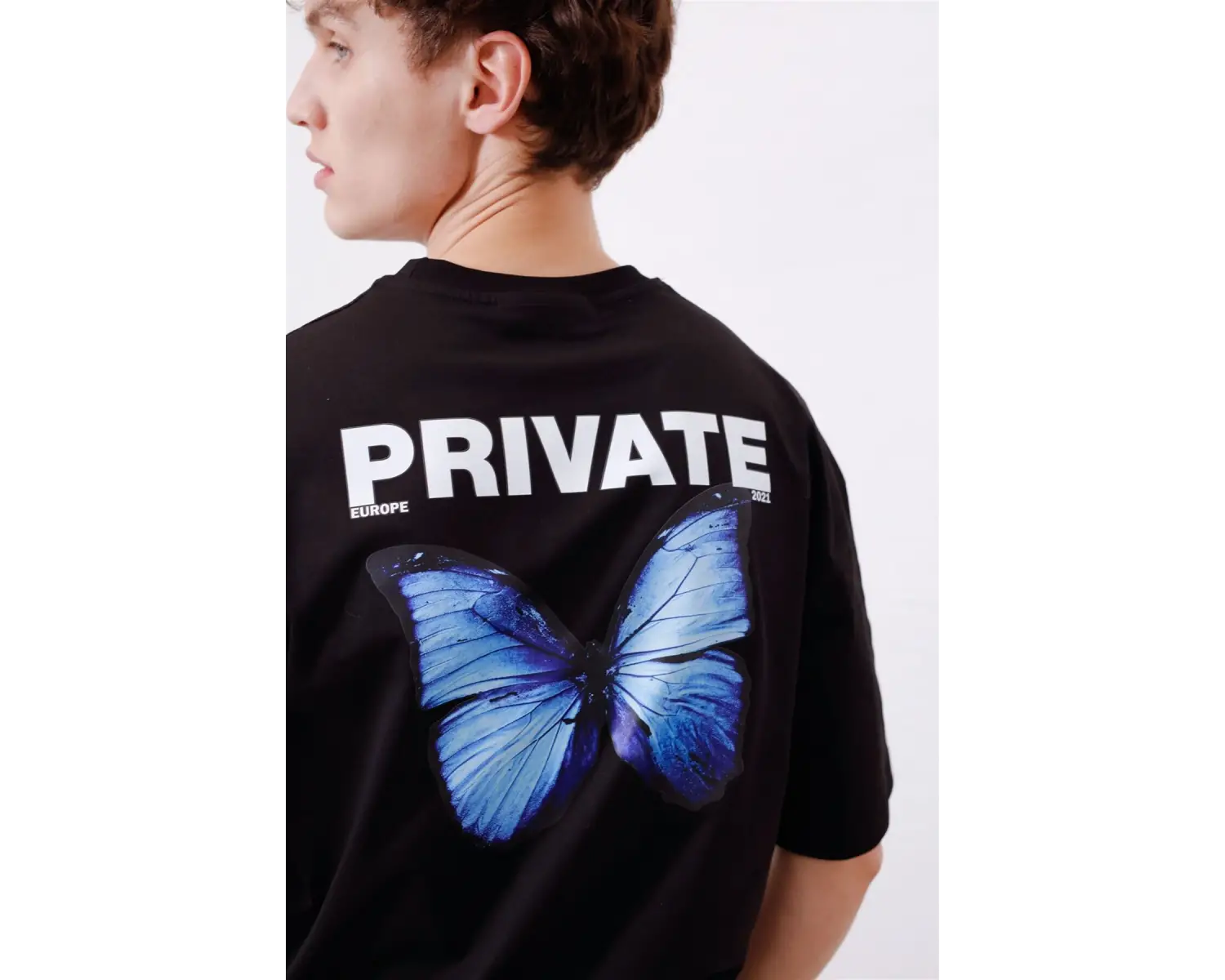Unisex Private Siyah Tshirt
