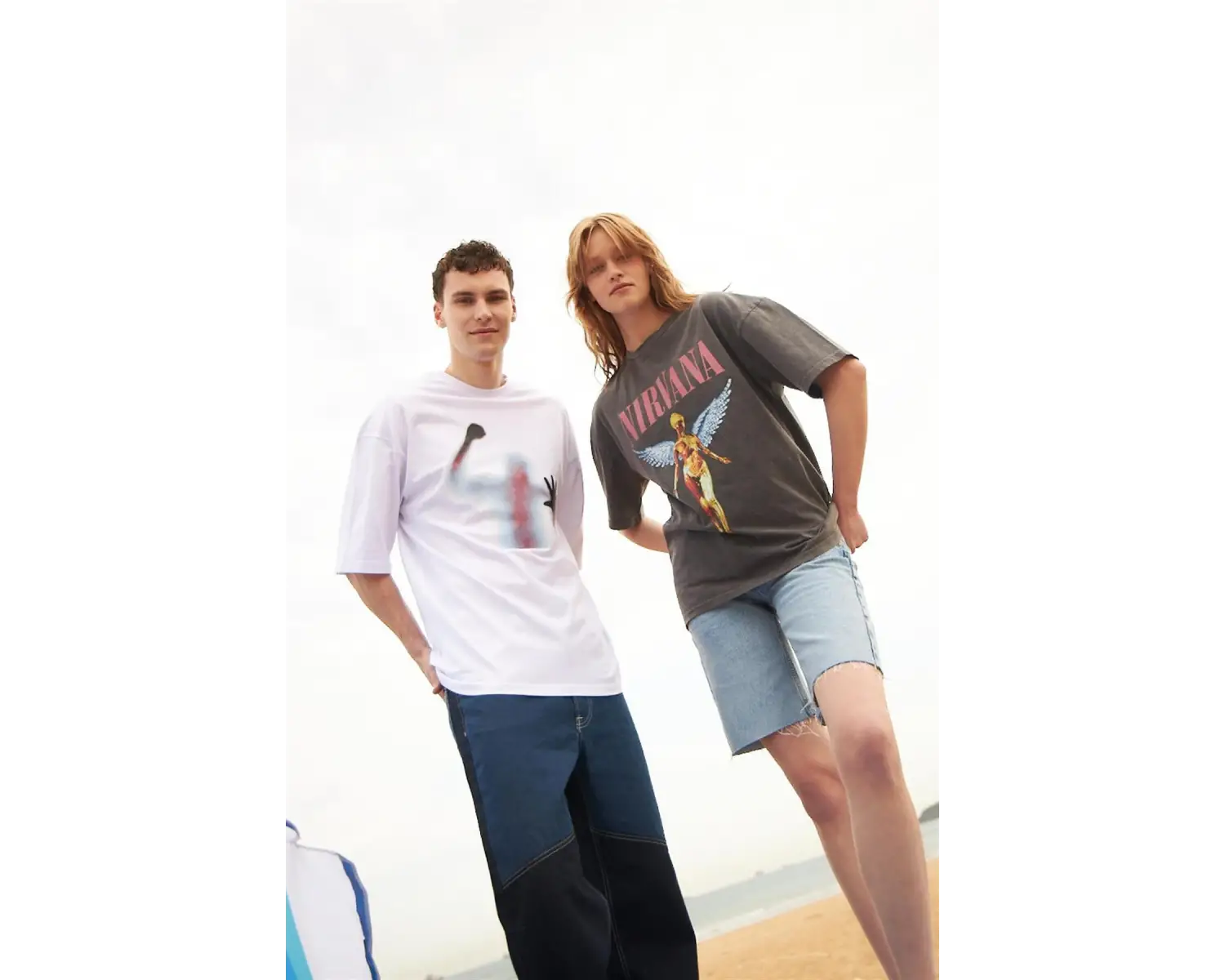 Unisex Psycho Beyaz Tshirt