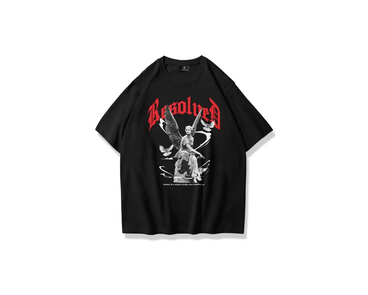 Unisex Resolved Tshirt Siyah