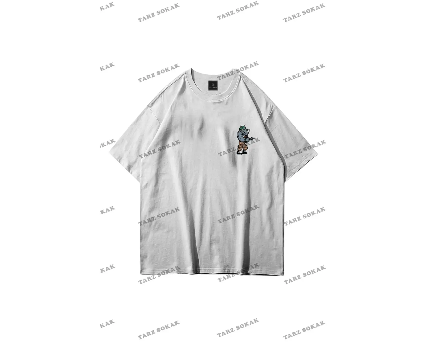 Unisex Rocksteady Ninja Turtles Beyaz